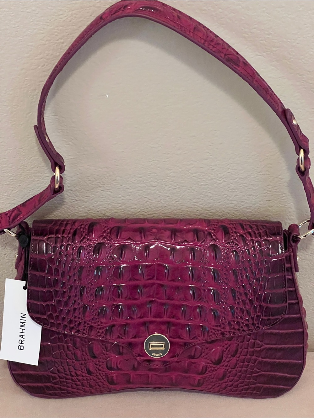 Brahmin Nerida Sugar Plum bag
